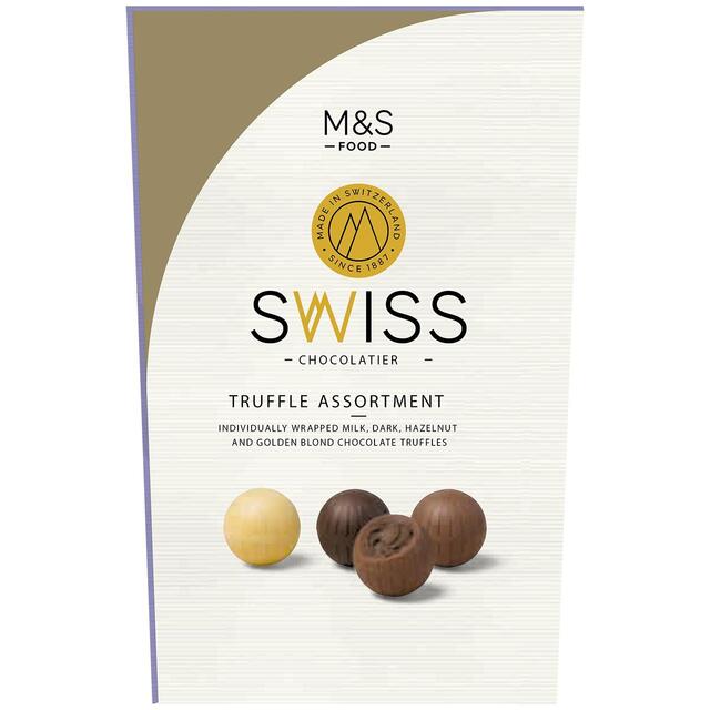 M&S Swiss Chocolate Truffle Assortment 665g