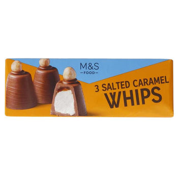 M&S 3 Whips au caramel salé 85G