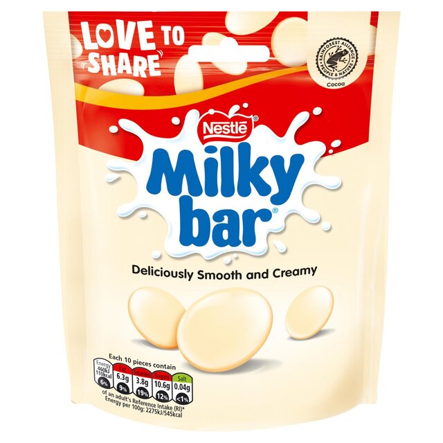 Milkybar White Chocolate Buttons Pouch 94g