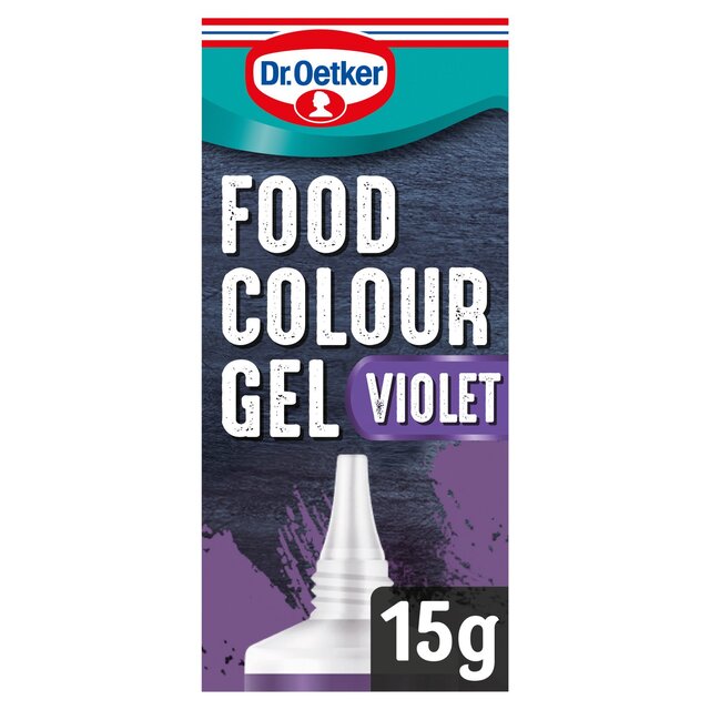 Dr Oetker Gel de colorant alimentaire violet extra fort 15G