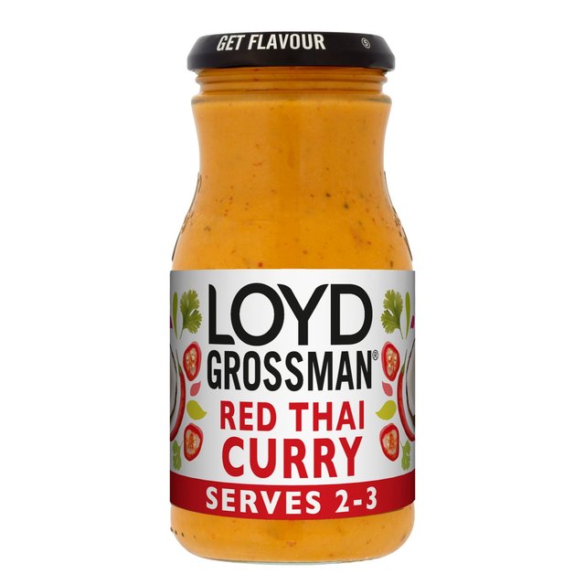 Salsa de curry rojo tailandés Loyd Grossman 350 g 