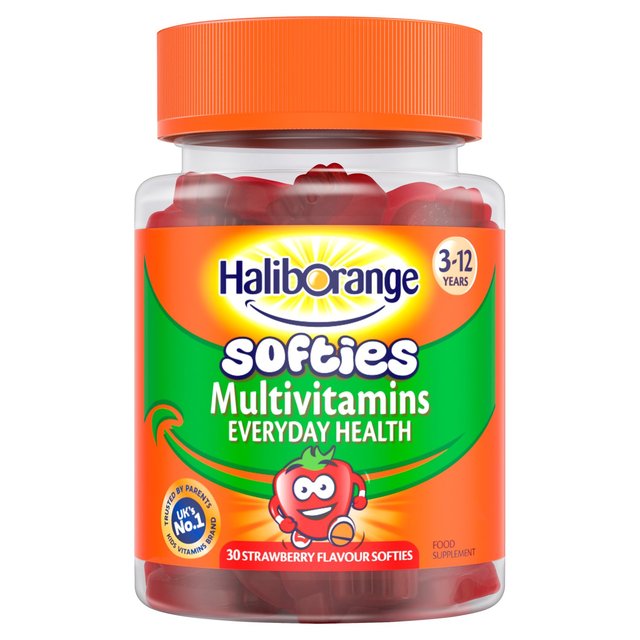 Haliborange Strawberry Multivitamin Softies 30 par paquet