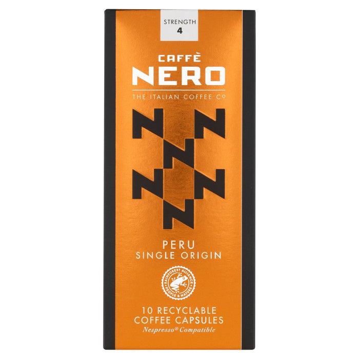 Caffe Nero Perú Cápsulas 10 por paquete