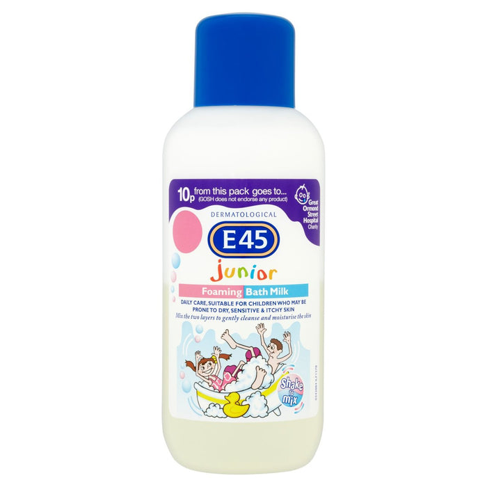 E45 Dermatologique junior moussant de bain lait 500 ml