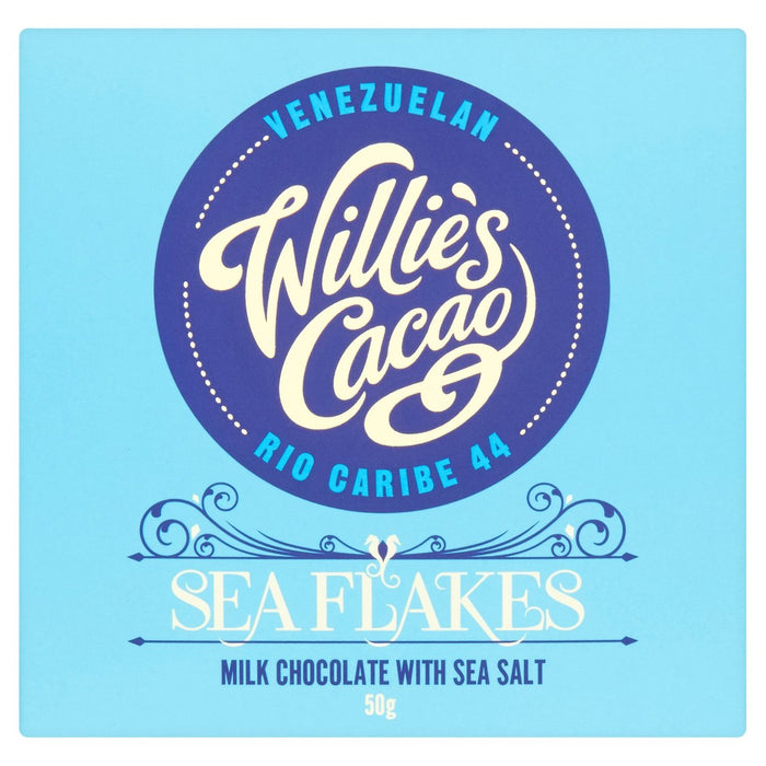 Willie's Cacao Milk Chocolate con salinas marinas 50G