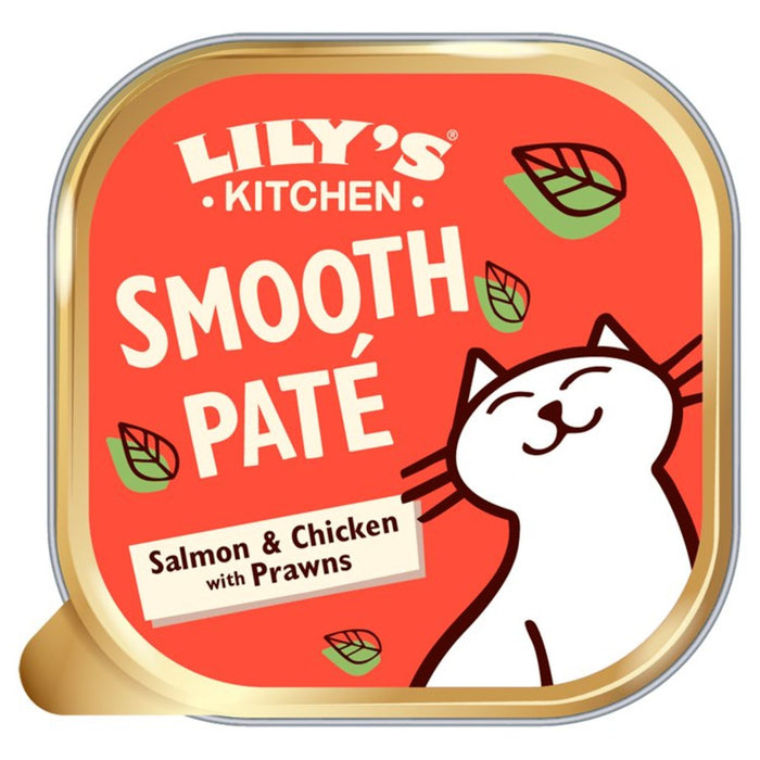 Lily's Kitchen Salmon & Chicken Pate para gatos 85G