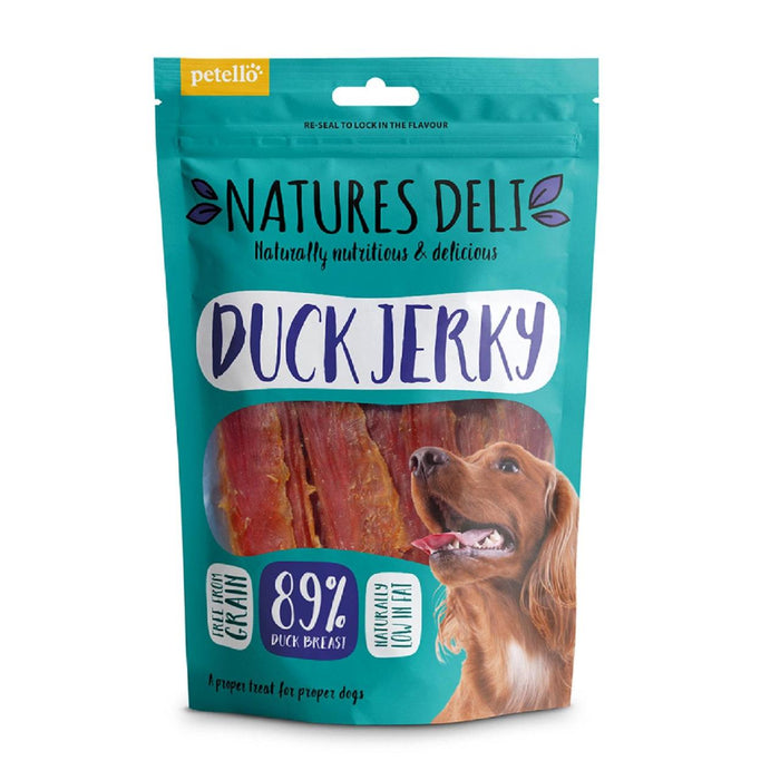 Natures Deli Duck Jerky Dog Treats 100g