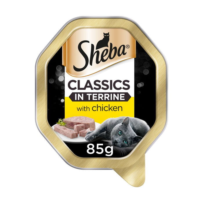 Sheba Classics Wet Cat Food Tably Huhn in Terrine 85g
