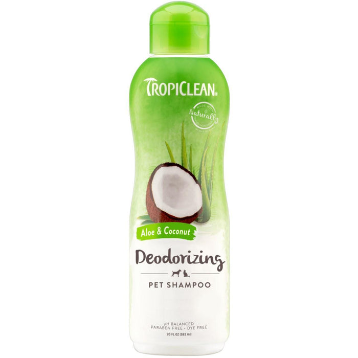 Tropiclean Deodorising Aloe & Coconut Pet Shampoo für Hunde 592 ml